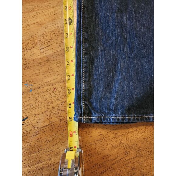 Levis 501 Jeans Straight Leg Button Fly Dark 36x31-Actual - Picture 6 of 6